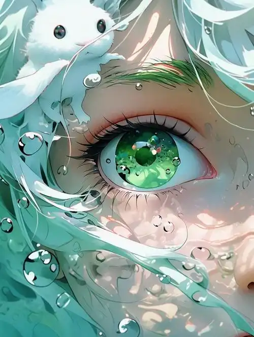 图集画面二,车窗雨痕与倒影